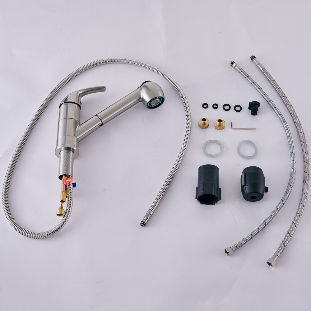 Versorgungsleitungen im Lieferumfang enthalten