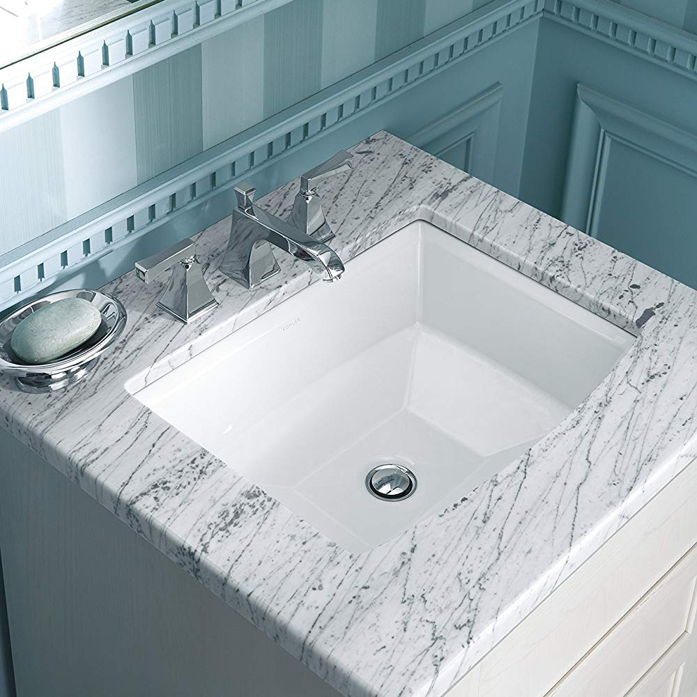 Aquacubic modernes Design, weißes Waschbecken für den Haushalt, rechteckiges Badezimmer, Keramik, Handwaschbecken, Unterbauwaschbecken 