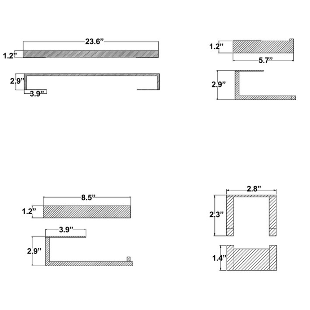 4-teiliges Set (23,6)