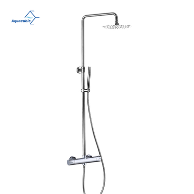 Luxuriöses verchromtes Thermostat-Duscharmatur-Set, Badezimmer-Duschset