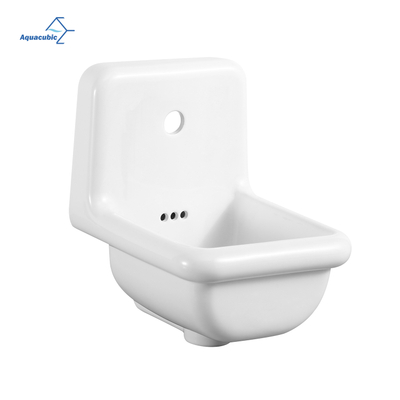 Design-Wandwaschbecken aus Keramik mit 1,5-Zoll-Wasserhahnabstand