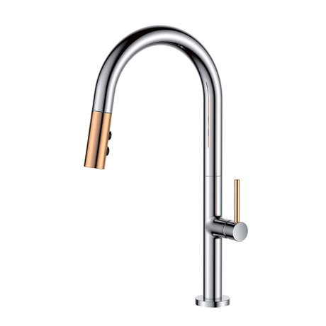 Aquacubic cUPC Günstiger Großhandel Meistverkaufter Einhand-Edelstahl-Küchenarmatur / Wasserhahn mit Sprüher