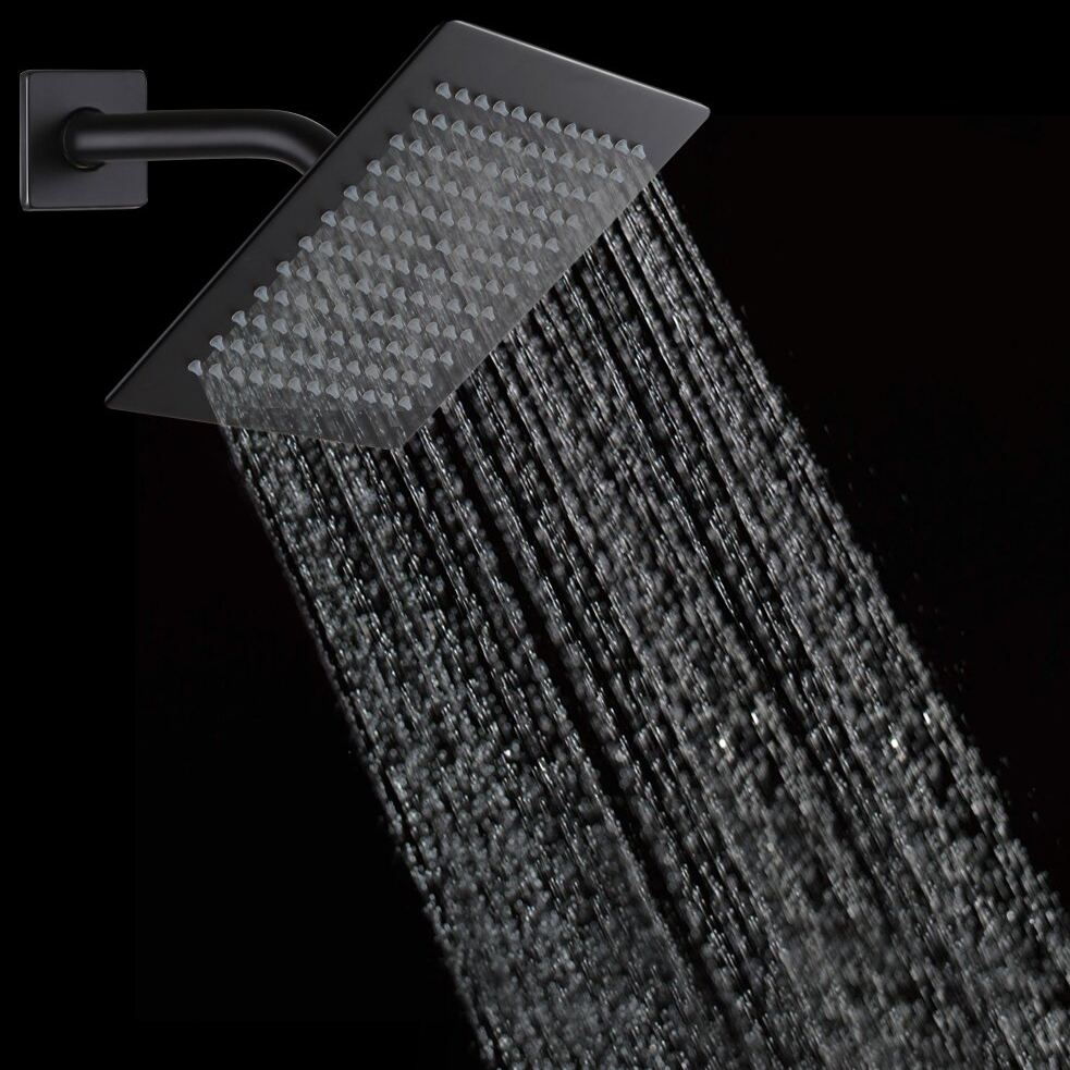 Hersteller von Aquacubic China-Duschsystemen, mattschwarzes Einhand-Duschset mit Wannenauslauf