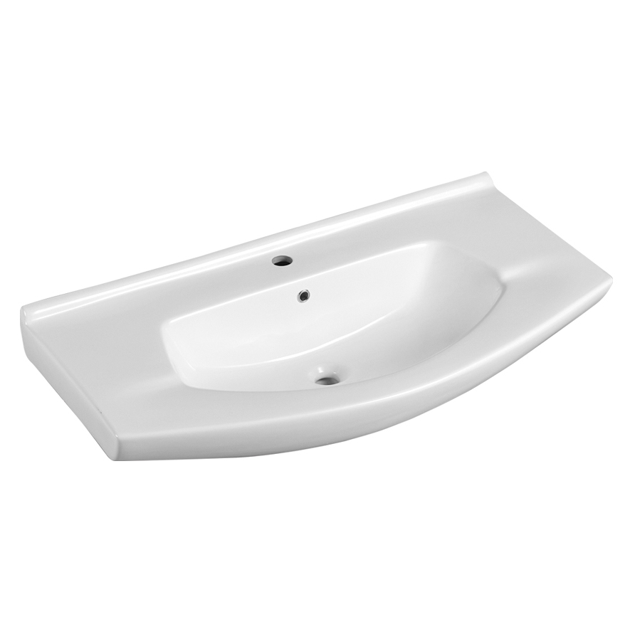 Toilette Badezimmer Weißes Keramik-Handwaschbecken