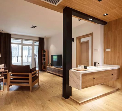 Das Waschbecken muss im Badezimmer installiert werden?