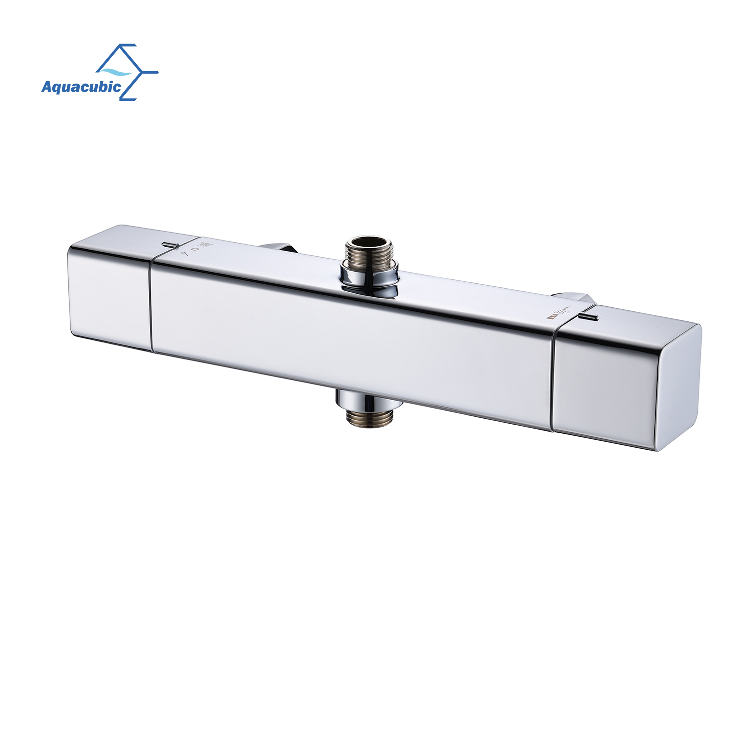 Modernes Chrom-Quadrat-Thermostat-Bar-Kalt-Touch-Duschmischerventil für Badezimmer