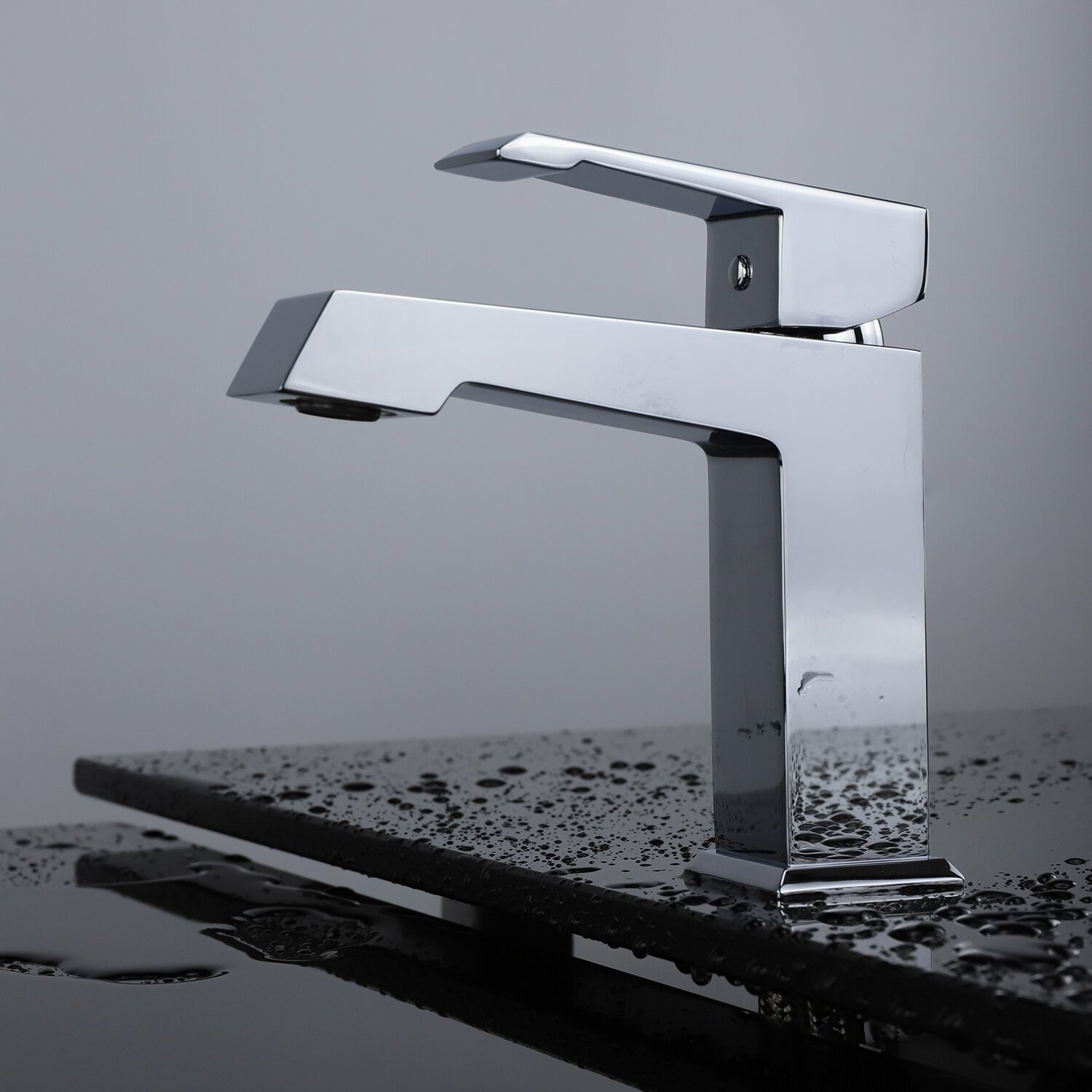 Hochwertiges Design, Messing-Metall-Chrom-Finish, für WC, Badezimmer, Waschbecken, Waschbecken