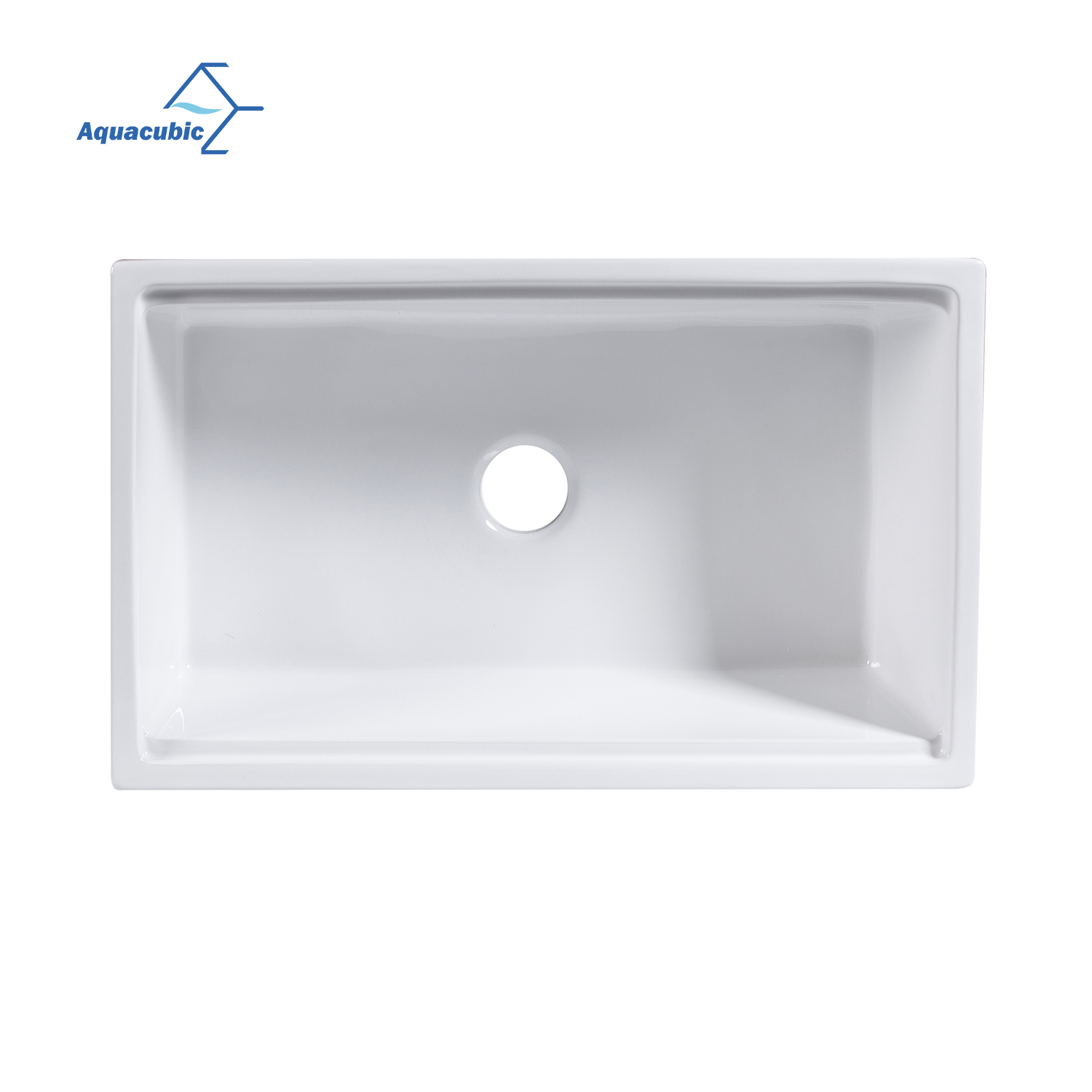 Beliebtes Design CUPC 33 Zoll große weiße Keramik Solid Surface Farmhouse Workstation Küchenspüle