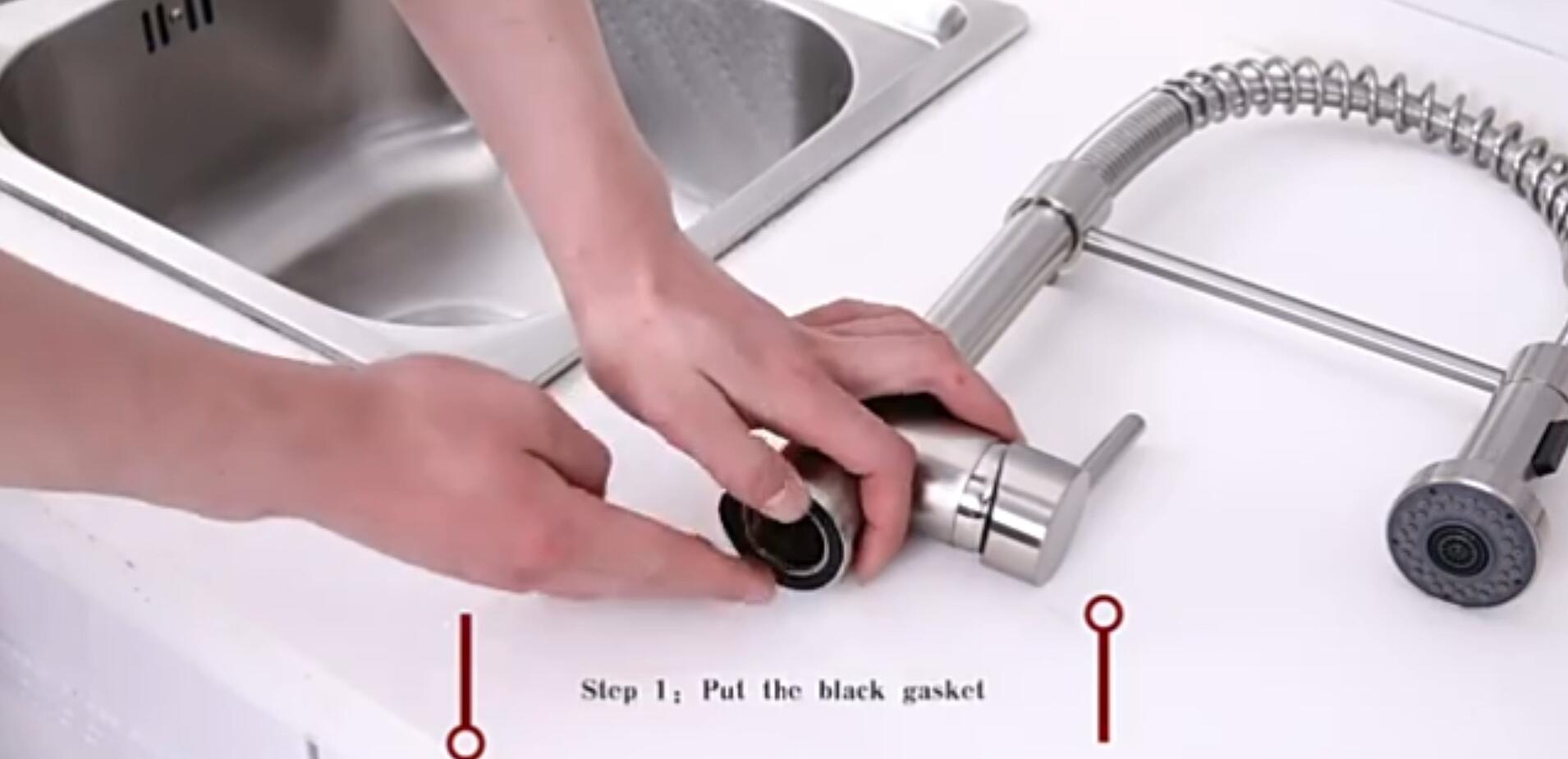 Installation von Küchenarmaturen