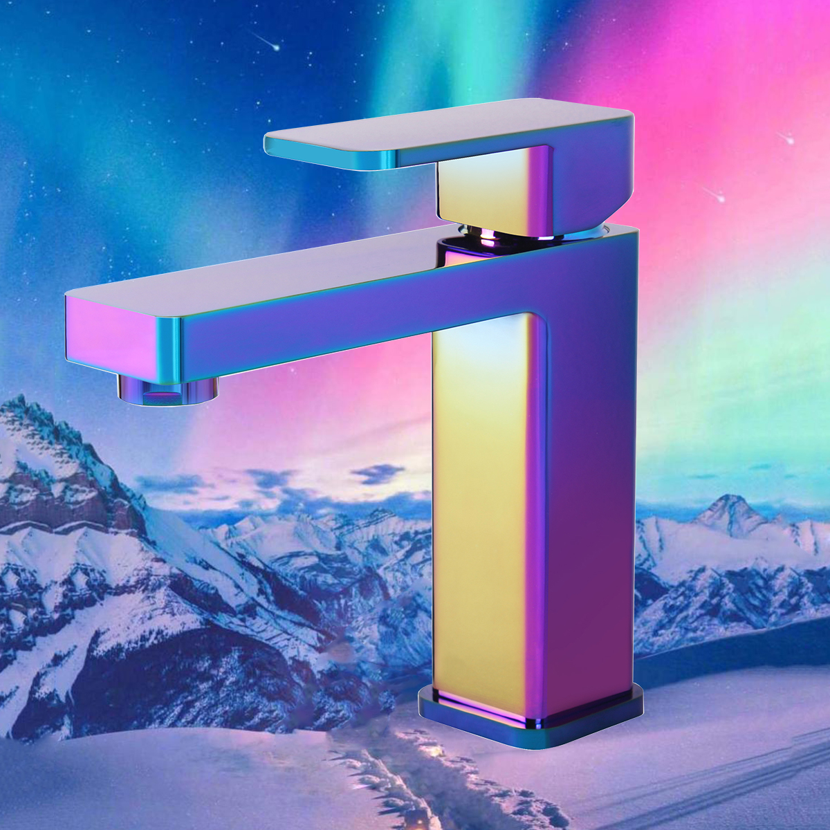 Luxuriöse, von Aurora Brilliance entworfene Sanitärkeramik-Fabrik, Upc-Heiß-Kalt-Waschtischarmatur, Badezimmer-Wasserhahn