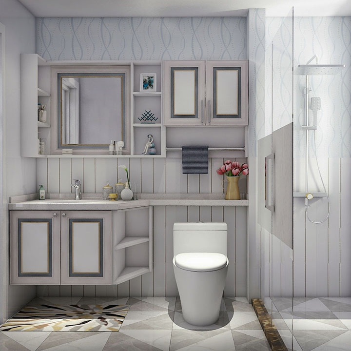 Wie kann ein kleines Bad größer werden?