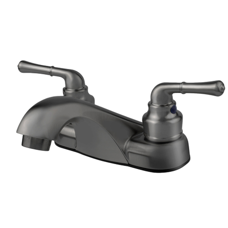 Gunmetal Black 4' Centerset Waschbecken Wasserhahn
