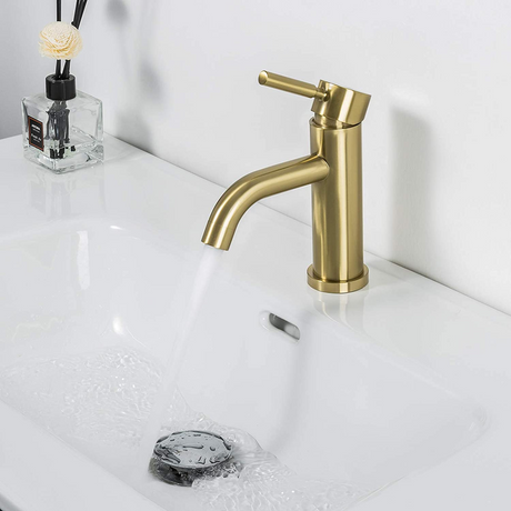 Aquacubic OEM Factory Messing Waschraum WC Badezimmer Waschbecken mattschwarzer Wasserhahn