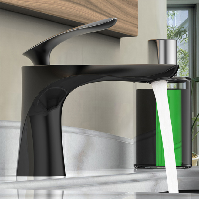 Amazon New Design Einhand CUPC Messing Waschtischarmatur Waschbecken Wasserhahn Mischbatterie Waschtischarmatur